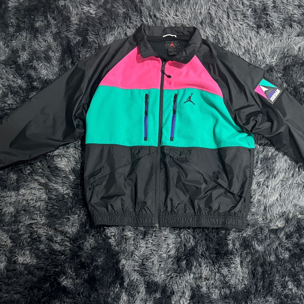 Jordan Black and Retro Color Jacket